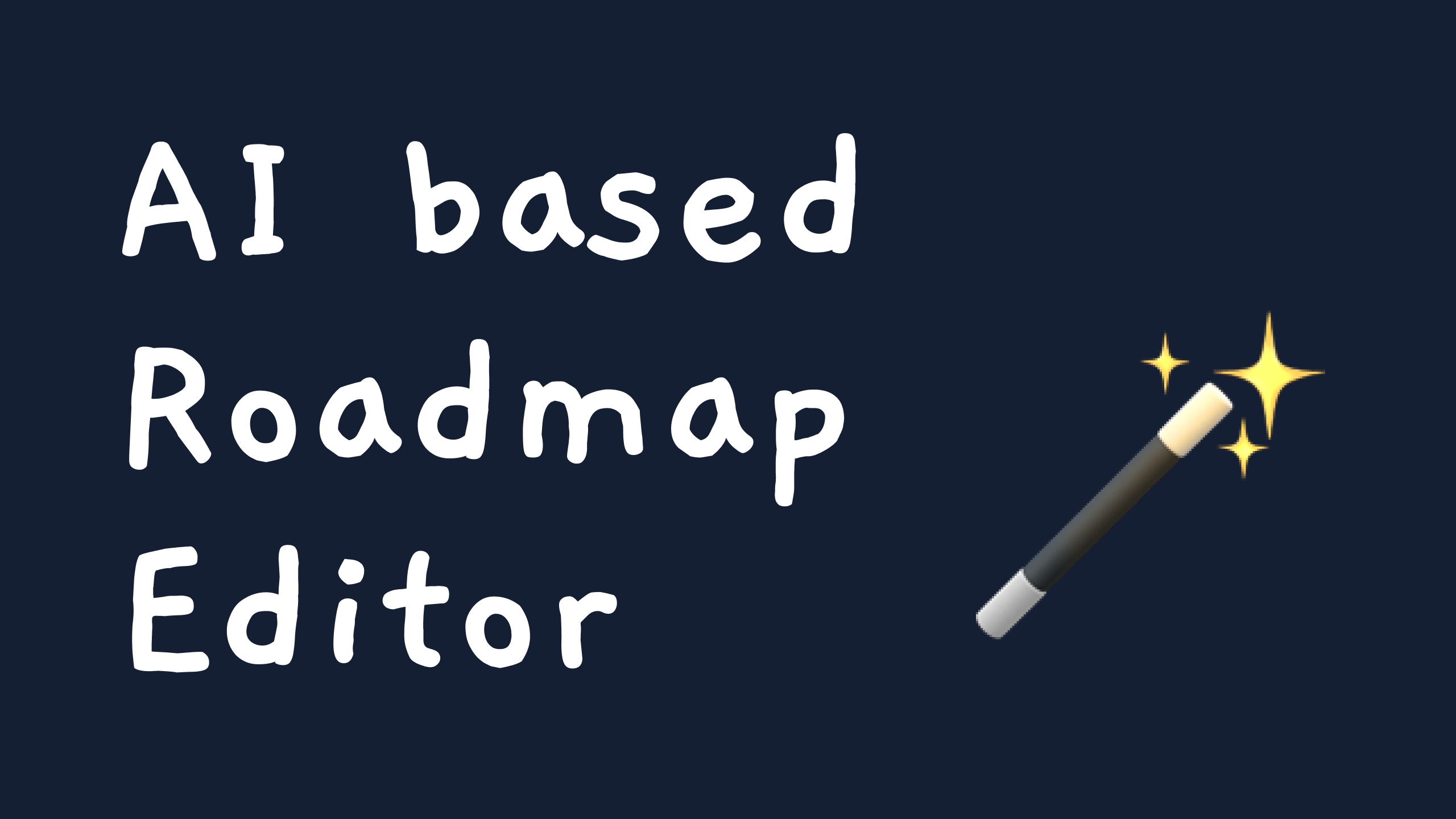 Powerful Roadmap Editor